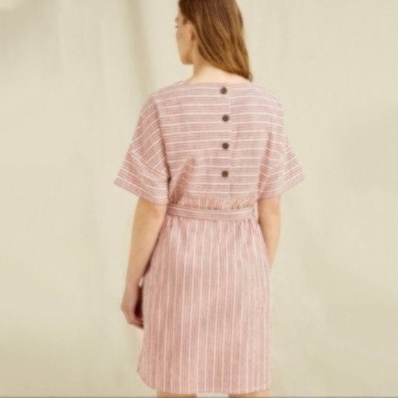 NWT People Tree Organic Cotton Stripe Dress - Picture 4 of 4